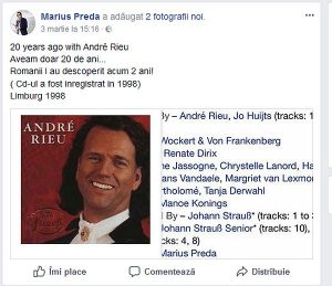 a inregistrat cu andre rieu